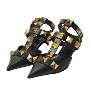 VALENTINO GARAVANI ROMAN STUD MULES EU 37/ UK 4