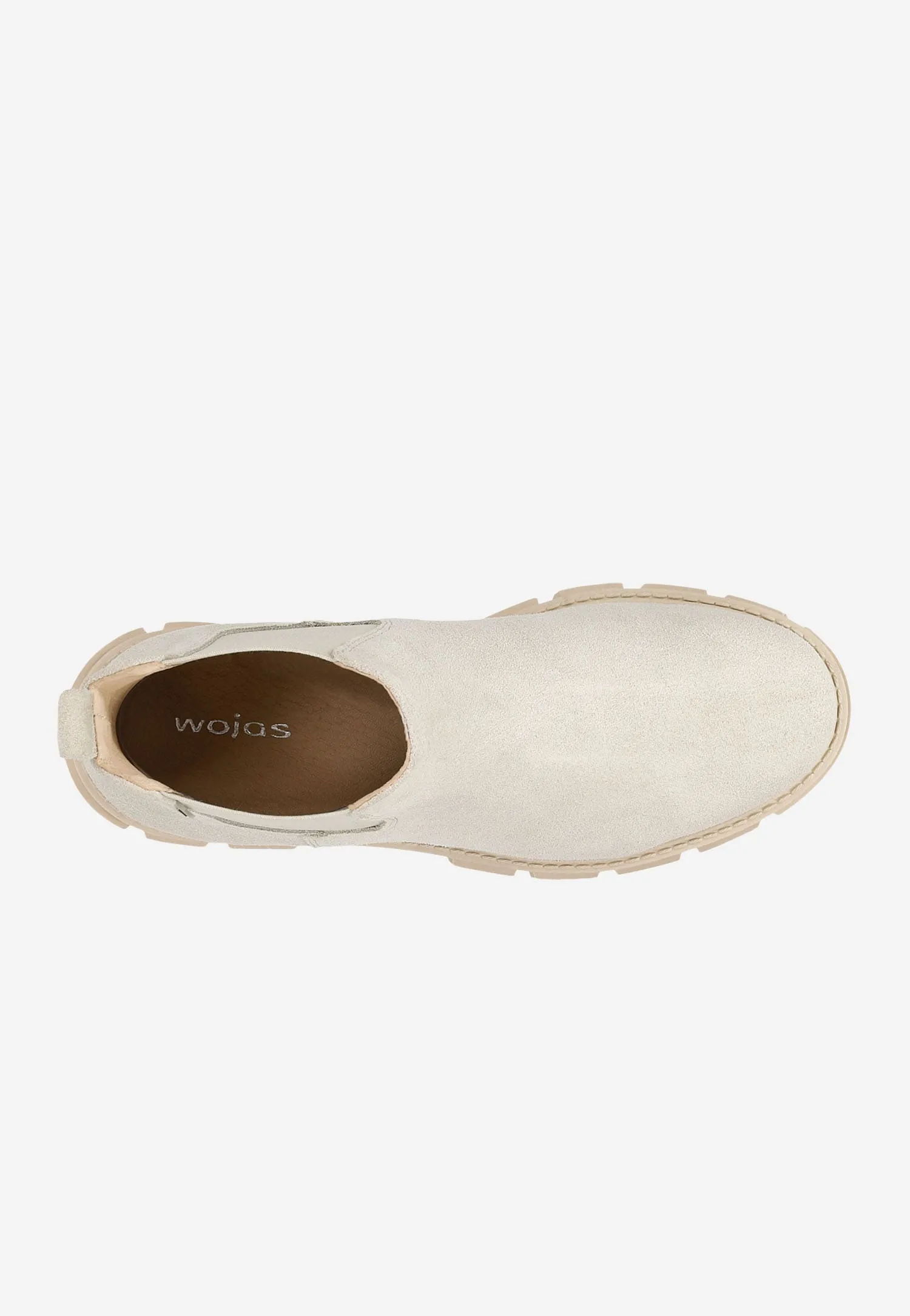 Wojas Beige Leather Chelsea Boots | 5504764