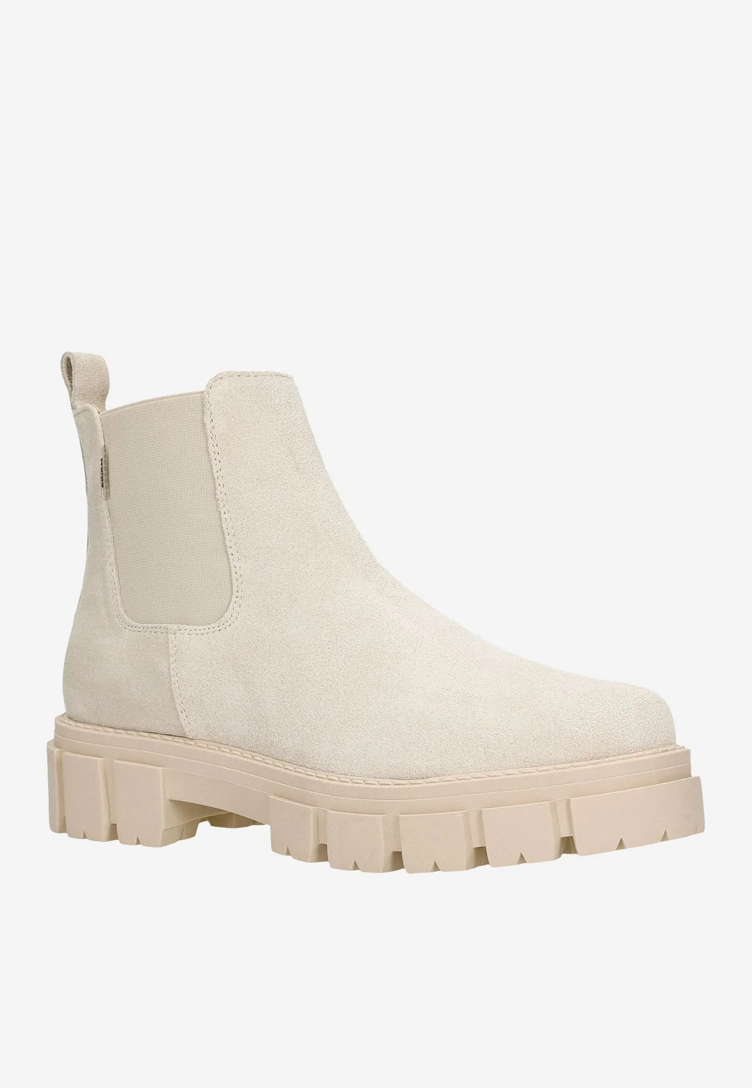 Wojas Beige Leather Chelsea Boots | 5504764