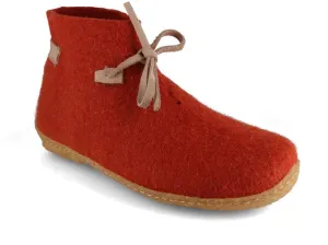 WoolFit® Indoor-Outdoor Slipper Boots Vitus, brick red