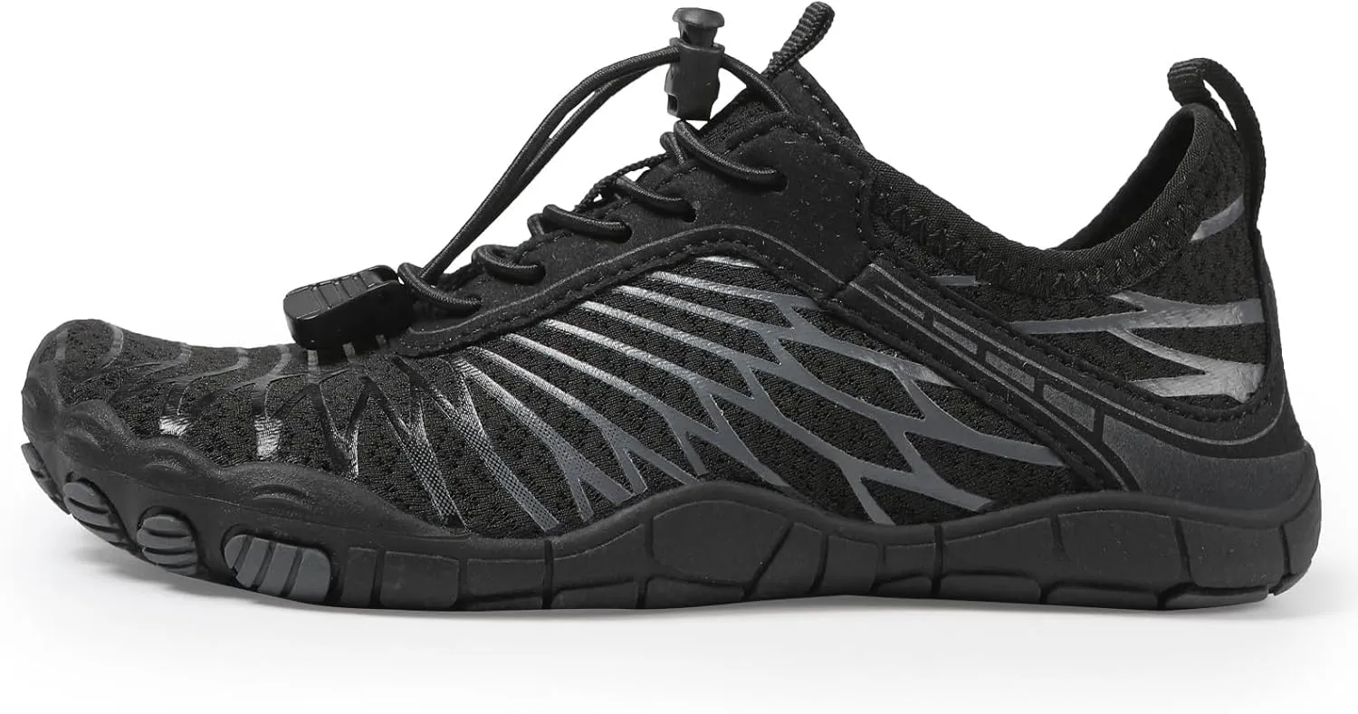 ZWRXW Barefoot Shoes Kids Boys Girls Toddler Shoes Wide Toe Box and Quick-Dry Sand Toddler Breathable Sneakers Tennis Non-Slip Hiking Footwear Comfort Anti-Slip Walking Sneakers
